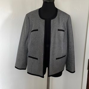 Talbots open blazer